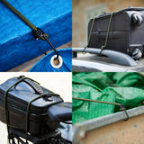 5/10PCS Elastic Luggage Strap with Fixed Socket Small Hook 4mm Latex Mini Rope for Camping Fixed Elastic Cord Accessory