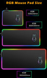 Alfombrilla de ratón luminosa Apex Legend, protector de escritorio, accesorio de anime, alfombrilla de ratón RGB, teclado, ordenador, gamer, mesa, alfombrilla retroiluminada para juegos
