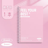 A5 B5 Thickened Spiral Notebooks Perforated Pages Loose-leaf Notebook for Students School Office Stationery Supplies
