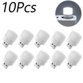 1/10Pcs Mini USB Night Light Warm White Eye Protection Book Reading Light USB Plug Computer Mobile Power Charging LED Night Lamp
