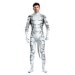 Zawaland Tiger Leopard Cheetah Petsuit for Men Animal Disguise Costume Crotch Zipper Zentai Halloween Carnival Full Bodysuits