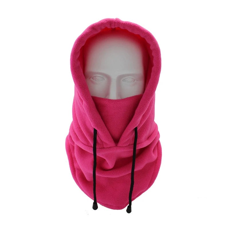 Winter Windproof Hiking Caps Men Warm Thermal Fleece Balaclava Face Beanies Ski Bike Motorcycle Neck Warmer Helmet Hat