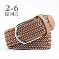 Stretch Woven Belt Unisex Canvas Belts Fashion Casual Student Belt Women Cinturon Male Waistband 105cm