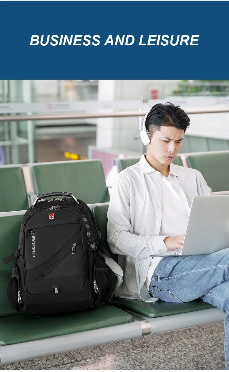 Mochila impermeable para portátil de 17/20 pulgadas 2025, mochila de viaje para hombre y mujer, mochila Oxford, mochila escolar moderna para hombre