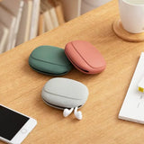 Portable Silicone Earphone Bag Key Data Cable Protection Case Mini Storage Box Multifunctional USB Cord Organizer Washable