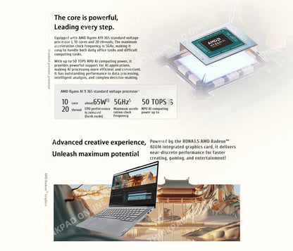 [New arrivals!!!] Lenovo laptop ThinkBook 14+ 2025 R7 350 860M / R7 H 260 32G 1TB SSD 14.5'' 3K 120Hz Compact Office Notebook