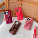 Rhode Case For iPhone 12 13 14 15 16 Pro Max Plus 17 Air Portable Lip Gloss Holder Lipstick Silicone Soft Bumper Cover Lip Glaze