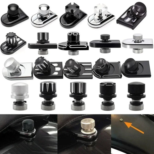 Motorcycle Universal Rear Fender Seat Screw Bolt Nut Knob Cover For Harley Sportster Fatboy Dyna Softail V-ROD Touring Tri Glide
