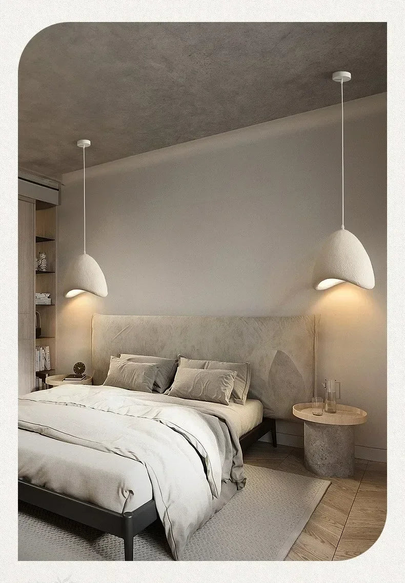 Japanese Wabi Sabi Pendant Light Nordic Dining Room Ceiling Chandelier Home Decor Bar Table Kitchen Island Creative Hanging Lamp