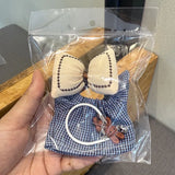 For 17cm Labubu Doll Luxury Brand Design DIY Accessories Dress Sweater Overalls T-shirt Hat Set For Labubu Trendy Clothing Gift