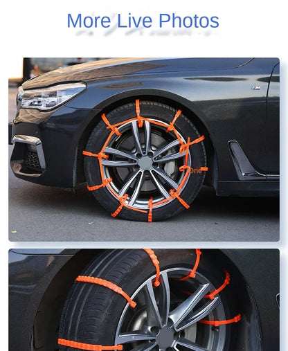 Anti-skid chain car winter anti-skid chain does not hurt the tyre tie off-road car van electric car snow anti-skid chain