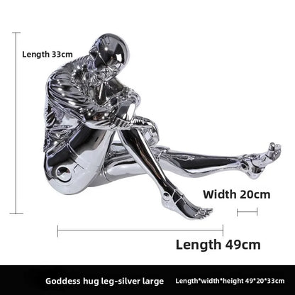 Mechanical Goddess Ornament - High-Tech Technological Decoration for Living Room, Entryway, TV, Wine Cabinet, Office Desktop