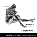 Mechanical Goddess Ornament - High-Tech Technological Decoration for Living Room, Entryway, TV Stand, Wine Cabinet, Office Desktop