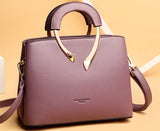 2026 New Style Crossbody Bag Medium Mom Bag Lychee Pattern Large Soft PU Zipper Closure Daily Use Fashionable Ladies Handbag Sac