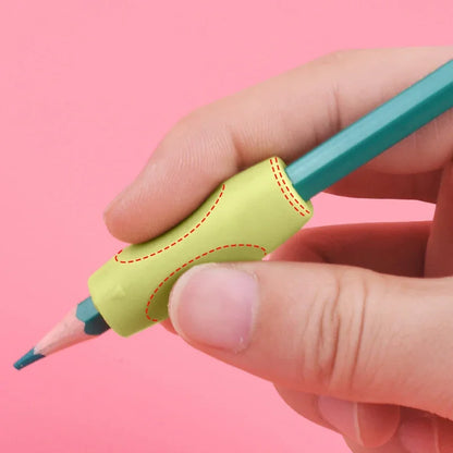 Lote de 4 soportes para lápices para estudiantes de primaria, material de papelería para niños y estudiantes, soporte para bolígrafos, corrector de postura.