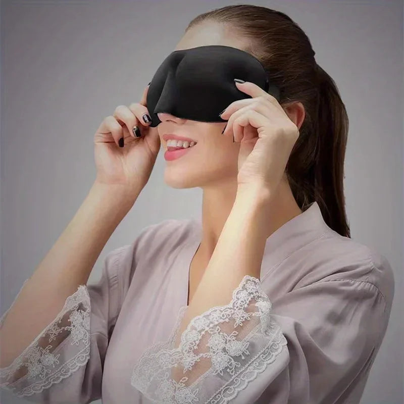 3D Sleeping Mask Eyepatch Block Out Light Soft Paded Sleep Rest Relax Aid Cover Patch Blindfold Face Shade Eyeshade Eyes Patchs