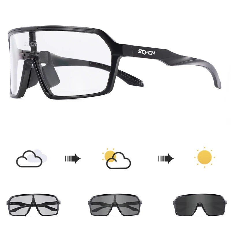 Sunglasses for Men Fashion Outdoor Sports Men Bicycle Cycling Glasses Woman Riding Goggles Mountain Driving Eyewear Accessories