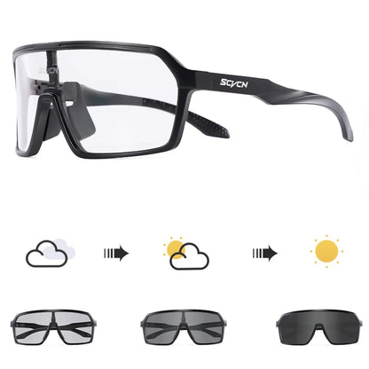 Sunglasses for Men Fashion Outdoor Sports Men Bicycle Cycling Glasses Woman Riding Goggles Mountain Driving Eyewear Accessories