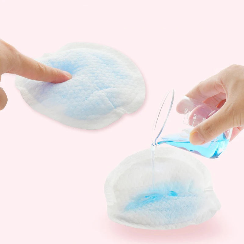 10 Pcs Disposable Nursing Pads Breathable Slim Super Absorbency Cotton Breast Pad Comfortable Anti-Leak Pads During Lactation