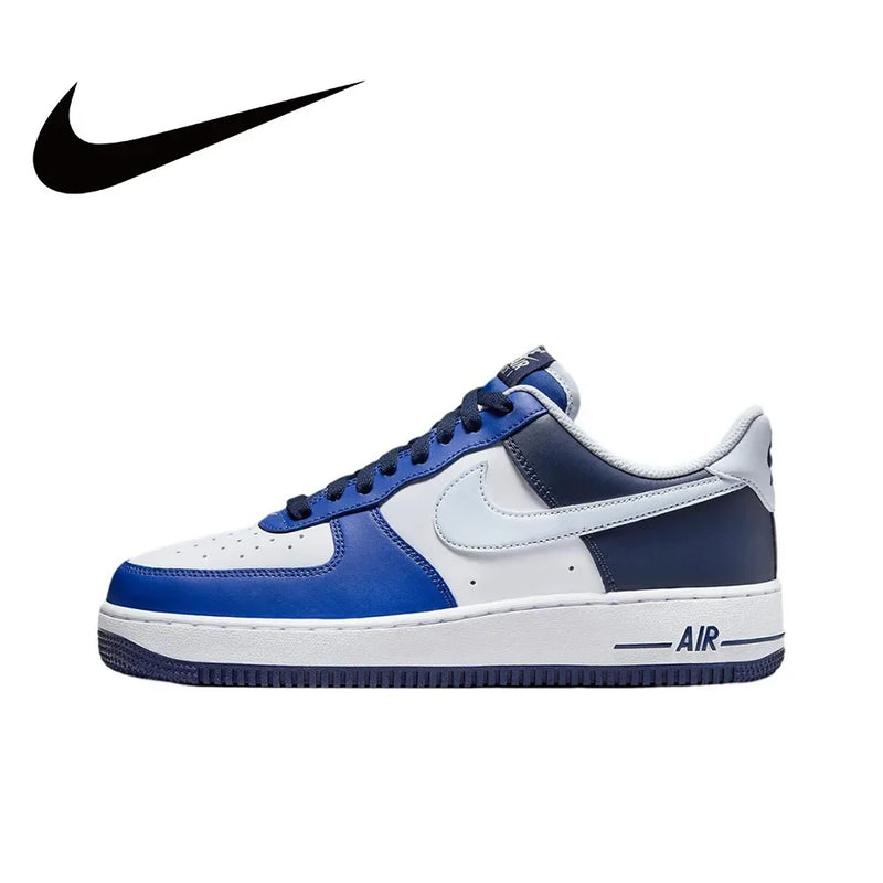 Nike Original White Air Force 1 07 Low Trendy Board Shoes Lightweight Breathable Mens Casual Shoes