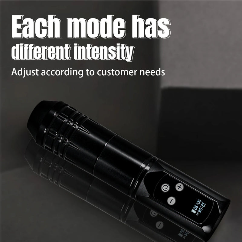 Wireless tattoo pen tattoo machine Motor Stroke 4mm LED 4 gears adjustable Suitable for novice tattoo artists tattoo supplies
