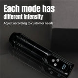 Wireless tattoo pen tattoo machine Motor Stroke 4mm LED 4 gears adjustable Suitable for novice tattoo artists tattoo supplies