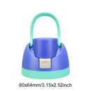 Copo de água portátil com palha e alça, garrafa esportiva, aço inoxidável 304, garrafa de vácuo de viagem, copo térmico, 32 oz, 24 oz, 19oz