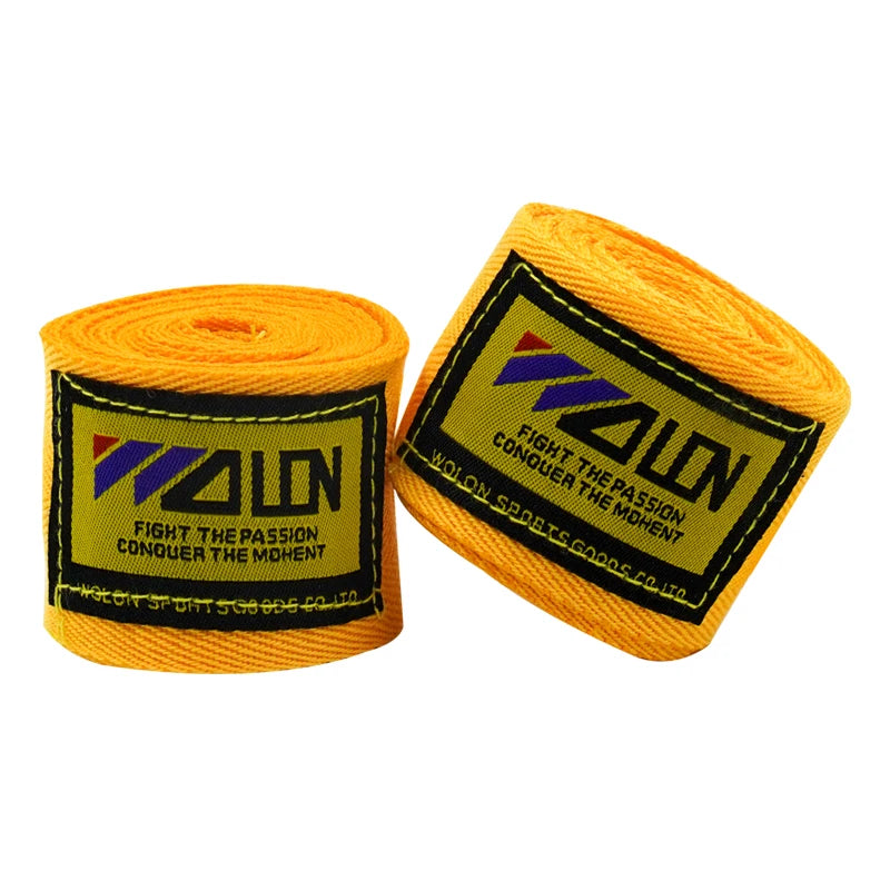 2 vendas de boxeo de algodón de 1,5/2/3/5 m, correa deportiva para Sanda, Kick Boxing, MMA, guantes de mano, cinturón protector, vendas deportivas de boxeo.