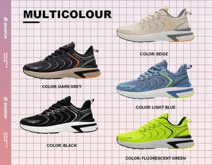 Baasploa New Running Shoes Men Casual Lightweight Mesh Walking Shoes Male Outdoor Breathable Non-Slip Tennis Sports Shoes