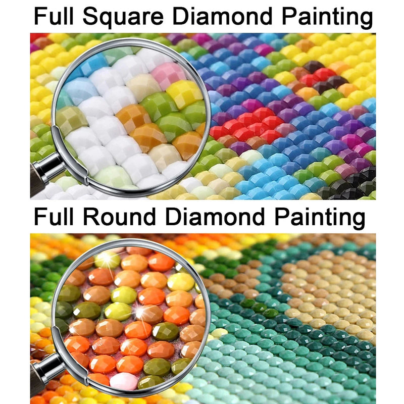5D Diamond Painting Kits for Adults Full Round Diamond Art Butterfly is Very Suitable for Beginner and Gifts for Wall Home Decor
