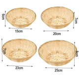 Vegetable Food Storage Basket Bread Fruit Desktop Decoration Kitchen Storage Tray Supplies Round Dustpan Decorative Egg Basket