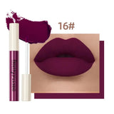 Nude Matte Lip Gloss 24 Colors Long-lasting Velvet Lipstick Waterproof Non-stick Cup Sexy Red Dark Lip Tint Makeup Cosmetic