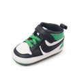 Spring and Autumn Baby Girls and Boys Fashion Design TPR Sole Anti Slip Baby Sports Shoes High Quality Prewalker Shoes BSK4015 