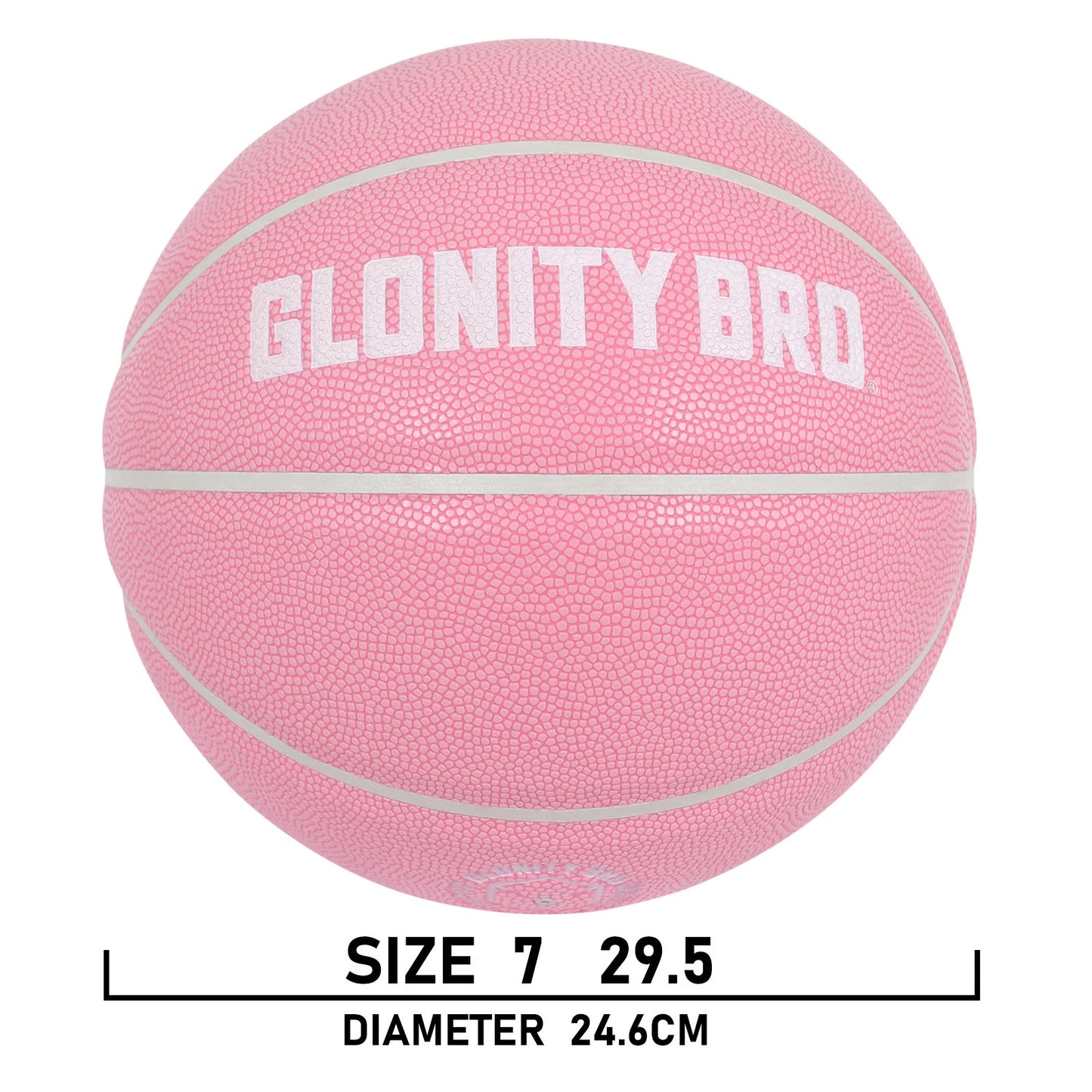 Women's Basketball Size 5,6,7 Pink Official Competition Child Basketball Indoor Outdoor Standard Ball PU Non-slip Wear-resistant