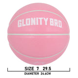 Women's Basketball Size 5, 6, 7 Pink Official Competition Children's Basketball Indoor Outdoor Standard Ball PU Non-slip Wear-resistant