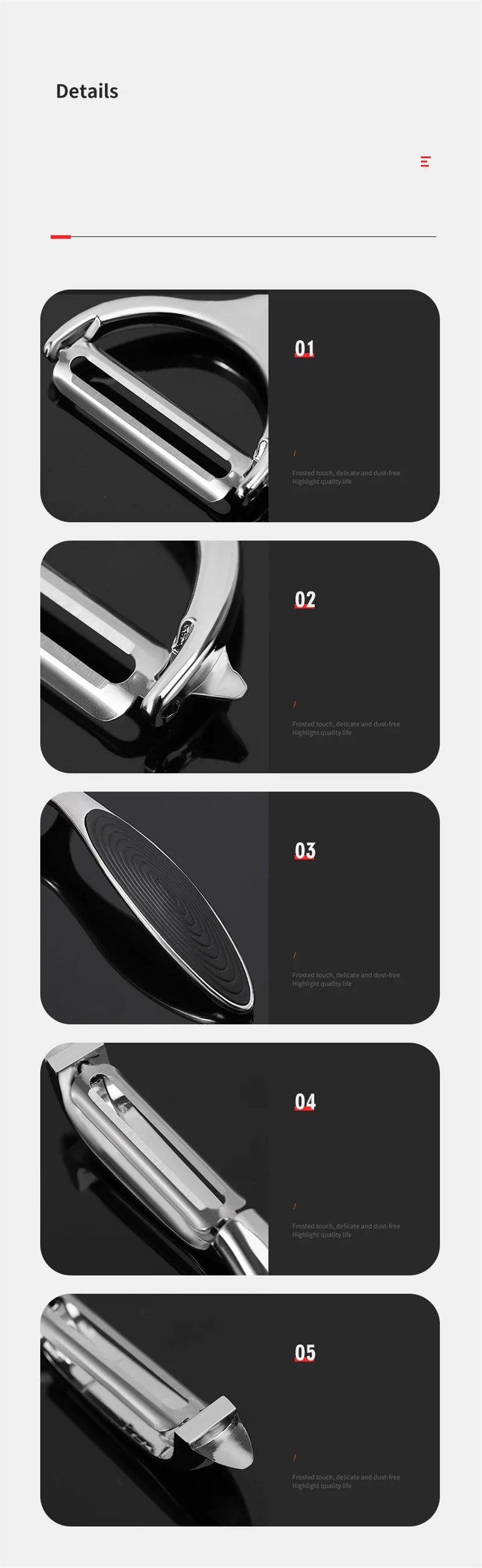 Stainless Steel Peelers & Zesters Multifunctional Vegetable Fruits Peeler Potato Carrot Grater Cutter Household Kitchen Gadgets