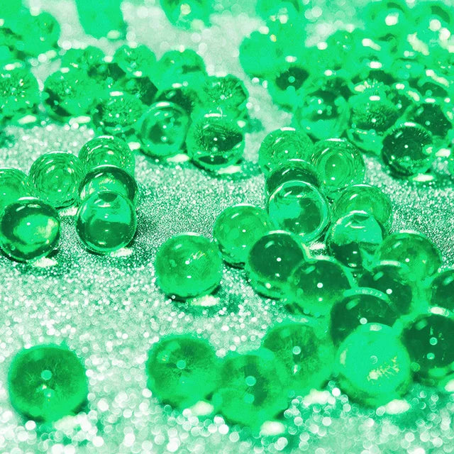600pcs Transparent Water Beads Soil Crystal Clear Growing Gel Pearls Hydrogel Balls Mud Orbiz Jelly for Potted Plants Home Decor 