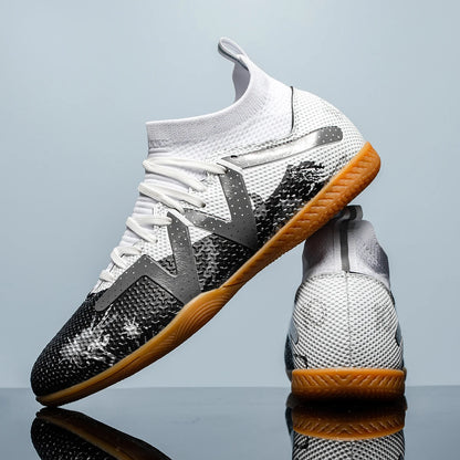 Zapatos de fútbol profesionales de interior para hombre, de suela plana, para adultos, duraderos y cómodos, para entrenamiento, antideslizantes para adolescentes.