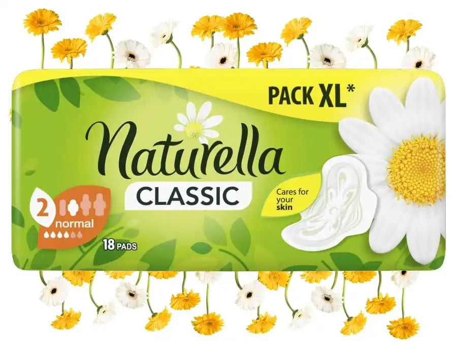 Naturella Classic Sanitary Pads With Wings 18 Pcs