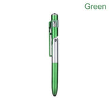 Newest 4-In-1 Multifunction Ballpoint Pen LED Light Fold Phone Holder Night Read Writing Pencil Office School Student Stationery