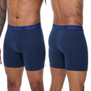 4pcs Set Mid-Long Boxer Shorts Men's Underwear Cotton Breathable Male Underpants for Men Homme Boxershorts Slips Soft Panties