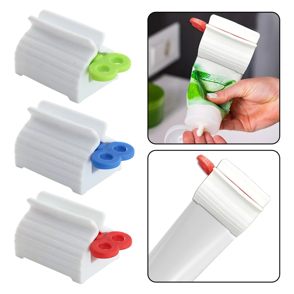 Plastic Toothpaste Squeezer Device Multifunctional Portable Toothpaste Tube Squeezer Manual Press Tools Bathroom Accessories