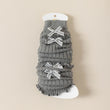 Calcetines coreanos de algodón suave para niñas de 3 a 12 años, con lazo, color liso, para otoño 
