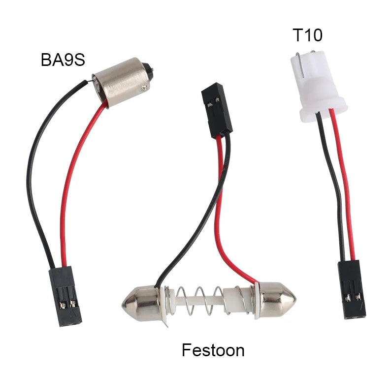 1pcs Festoon LED C5W COB Bulb 31mm 36mm 39mm 41/42mm T10 W5W Auto Dome License Plate Light Luggage Trunk Lamp Clearance Lights