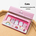 150 Sheets/set Cartoon Animals Sticky Notes Classified Indexing Stickers Bookmarks Notepads Stationery