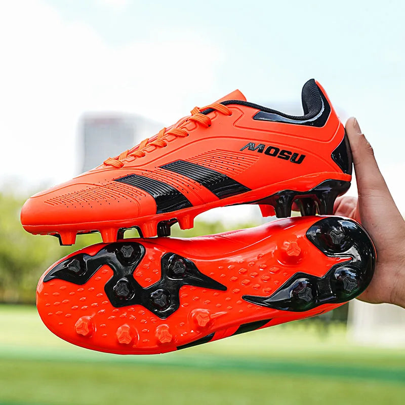 Zapatillas de fútbol para hombre, para exteriores, TF/FG, unisex, para entrenamiento, partido, de alta calidad, ultraligeras, antideslizantes y ligeras.