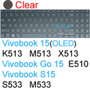 Keyboard Cover for ASUS Vivobook 15 Pro 15X OLED GO S S15 N6506 S5507 S5506 M5506 X1505 M1505 K3504 Silicone Protector Skin Case
