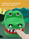 Juguetes de dientes de cocodrilo para niños. Juegos de dentista con mordeduras de cocodrilo. Divertido juego de bromas de la suerte para fiestas y niños.