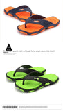 Men's Summer 2025 Trendy Flip-Flops Beachwear Slippers Anti-slip Deodorant Casual Shoes Plastic Slip-On Sandals for Adults