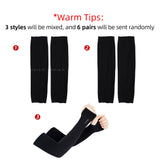 kkjoy 6 Pairs Unisex Cooling Arm Sleeves Compression Breathable Moisture Wicking for Men Women Sports Outdoor UV Protection